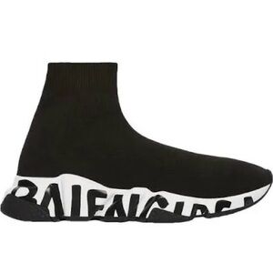 Balenciaga Black and White Sneakers